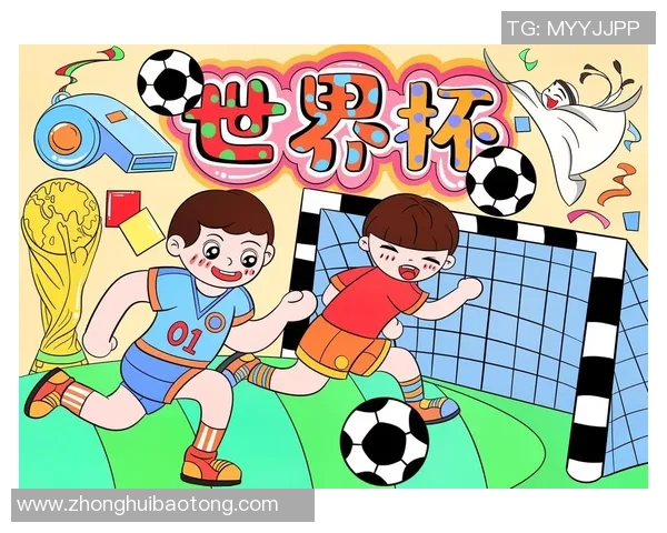 足球明星卡通形象闪耀登场精彩海报展现运动魅力与激情